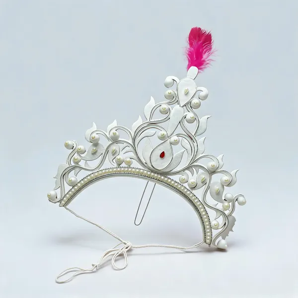 Zevastra_White_Shola_Floral_Cutwork_Pearl_Mukut_For_Women