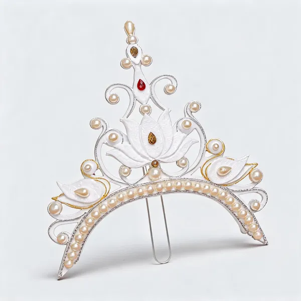 White_Shola_Floral_Arched_Mukut_For_Women