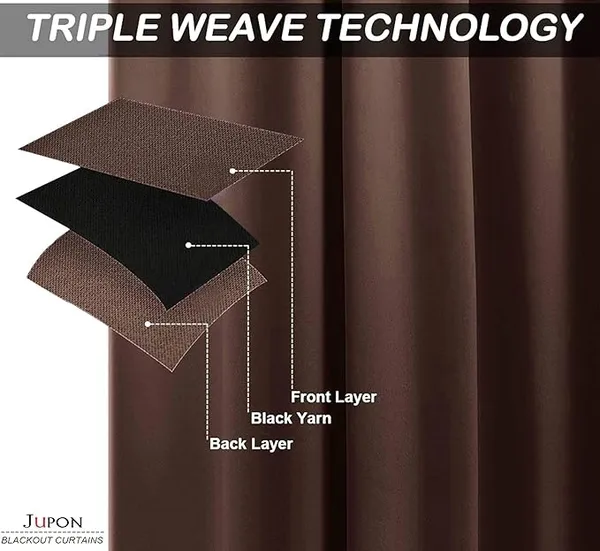 Brown_Solid_Valance_Blackout_Rod_Pocket_Pattern_Curtain_Kitchen_Curtain