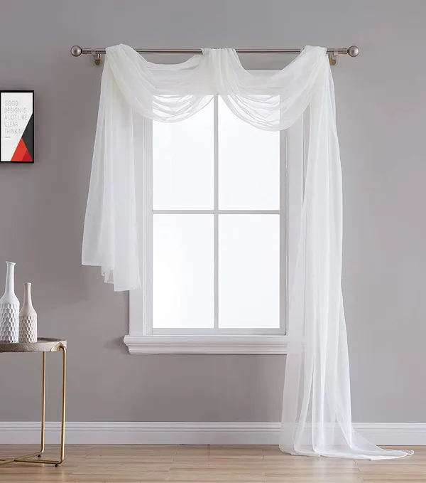 White_Premium_Scarf_Sheer_For_Door_And_Long_Door