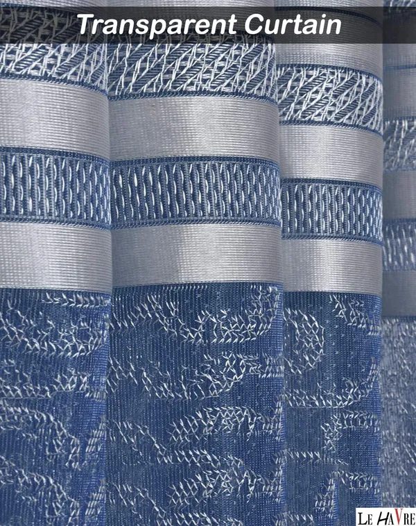 Blue_Silver_Stripes_Sheer_Net_Curtain_With_Solid_Steel_Grommet