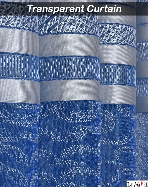 Blue_Silver_Stripes_Sheer_Net_Curtain_With_Solid_Steel_Grommet