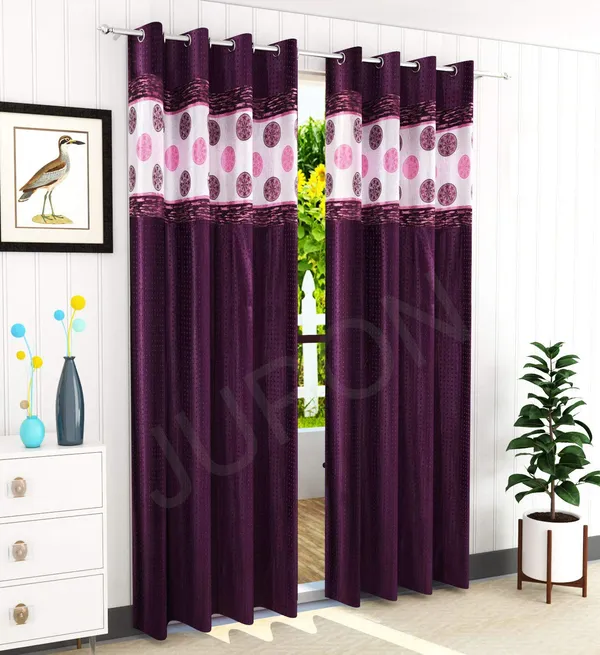 Purple_Curtain_Polyester_Sunlight_Reduce_Technology_Curtain_Panel