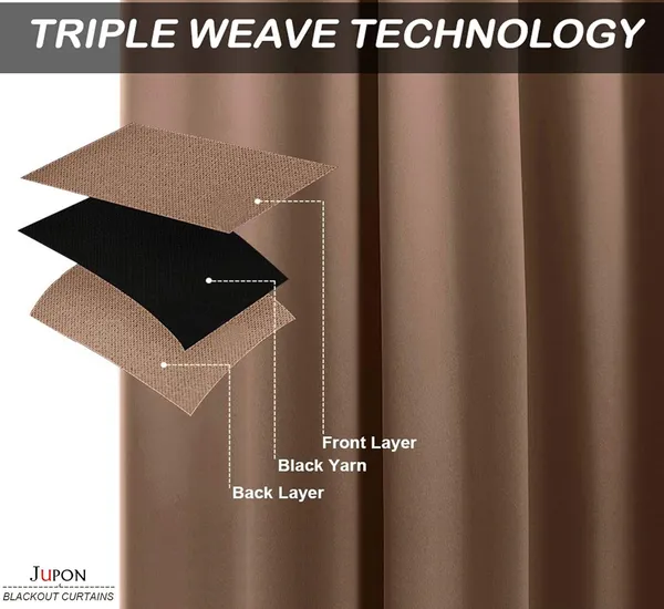__Valance_Blackout_Curtain_Rod_Pocket_Pattern_Curtain_Kitchen_Curtain,_3_Feet,_Pack_of_1_-_Mocha