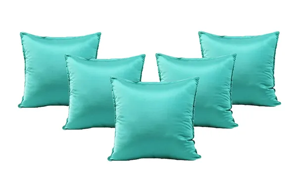 Green_Premium_Silk_Cushion_Cover_With_Hidden_Chain_Pack_Of_5