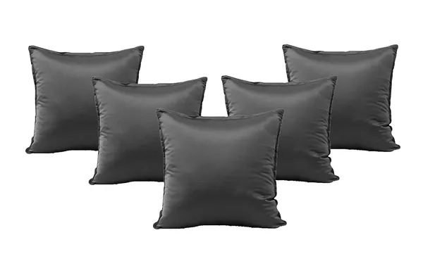Grey_Premium_Silk_Cushion_Cover_With_Hidden_Chain_Pack_Of_5