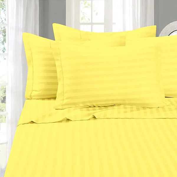 Yellow_Bedding_King_Bed_Glace_Cotton_1_Bedsheet_2_Pillow_Cover_190_Tc