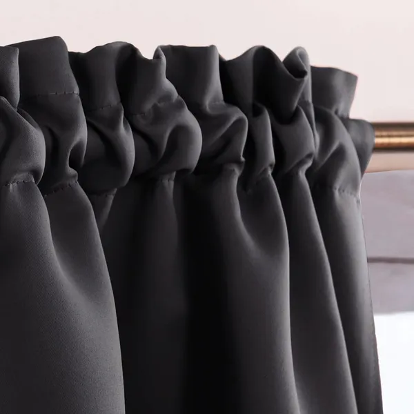 Grey_Valance_Rod_Pocket_Blackout_Curtains_Panel_For_Window_Draperies_For_Living_Room