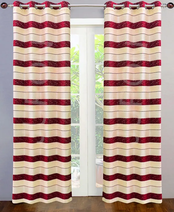 Multicolor_Premium_Chenille_Curtain_200Tc_Bed_Room_Curtain_Pack_Of_2