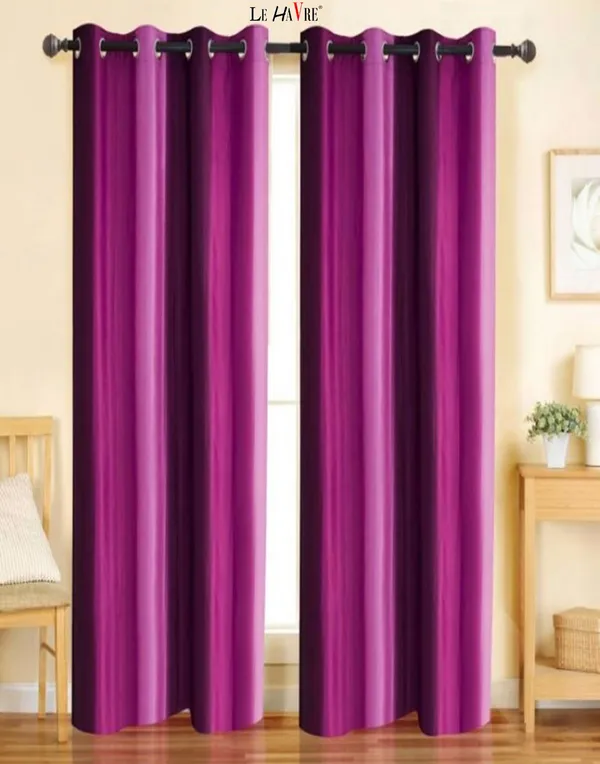 __Multicolor_Polyester_Curtain,_Pack_of_2_Piece,_Wine