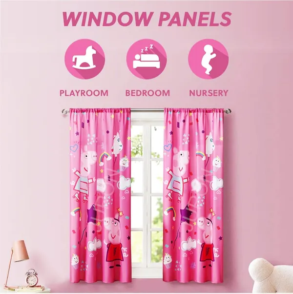 __Kids_Room_Soft_Microfiber_Grommet_Peppa_Pig_Curtains_With_High_End_Eco_Friendly_Printing,_Pack_of_2,_Pepa_Pig