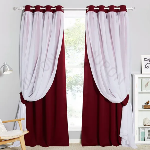 Maroon_Mix_And_Match_Linen_Sheer_And_Blackout_Curtain_With_3_Layers_Weaving_And_Light_Block_Technology