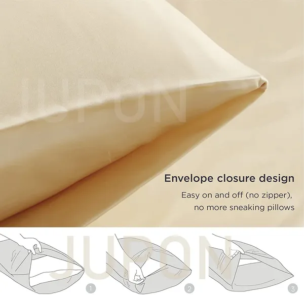 Beige_Standard_Silk_Pillow_Cover_Cases_For_Hair_And_Skin_Mulberry_Silk_With_Envelope_Closure_Set_Of_2