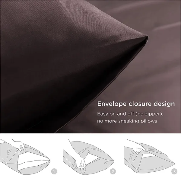 Brown_Standard_Silk_Pillow_Cover_Brown_Silk_Pillowcases_For_Hair_And_Skin_Mulberry_Silk_With_Envelope_Closure_Set_Of_2