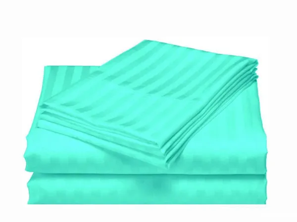 Green_Bedding_Bed_Cotton_All_Around_Single_Fitted_Bedsheet_2_Pillow_Cover_190_Tc