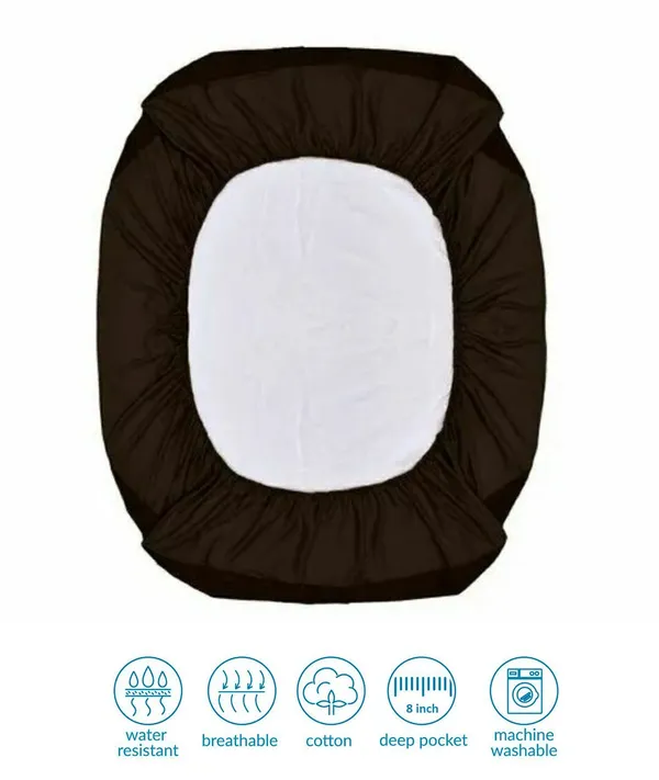 Brown_Bamboo_Cotton_Waterproof_Mattress_Cover_Protector