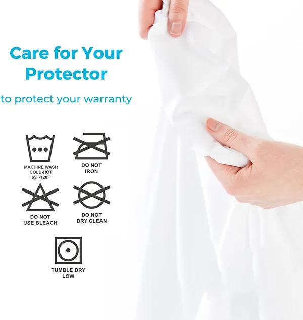 Navy_Bamboo_Cotton_Waterproof_Mattress_Cover_Protector