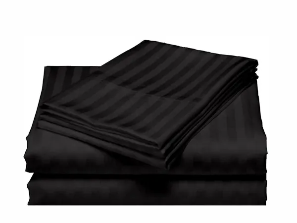 Black_Bedding_Single_Bed_Cotton_All_Around_Single_Fitted_Bedsheet_1_Pillow_Cover_190_Tc