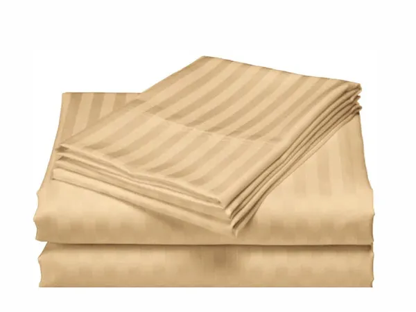 Beige_Bedding_Bed_Cotton_All_Around_Single_Fitted_Bedsheet_2_Pillow_Cover