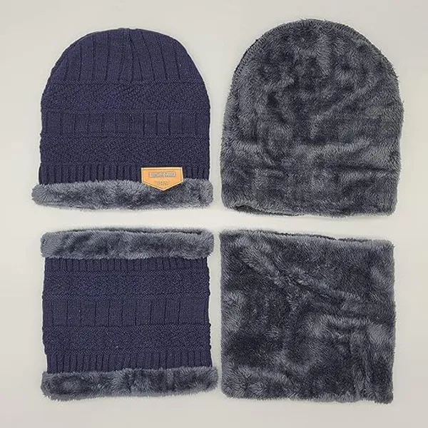 Soft_Woollen_Winter_Cap_Combo_For_Girls_And_Women_With_Neck_Muffler_Beanie_Cap_Inner_Side_Ultra_Soft_Warm_Sherpa_Fabric
