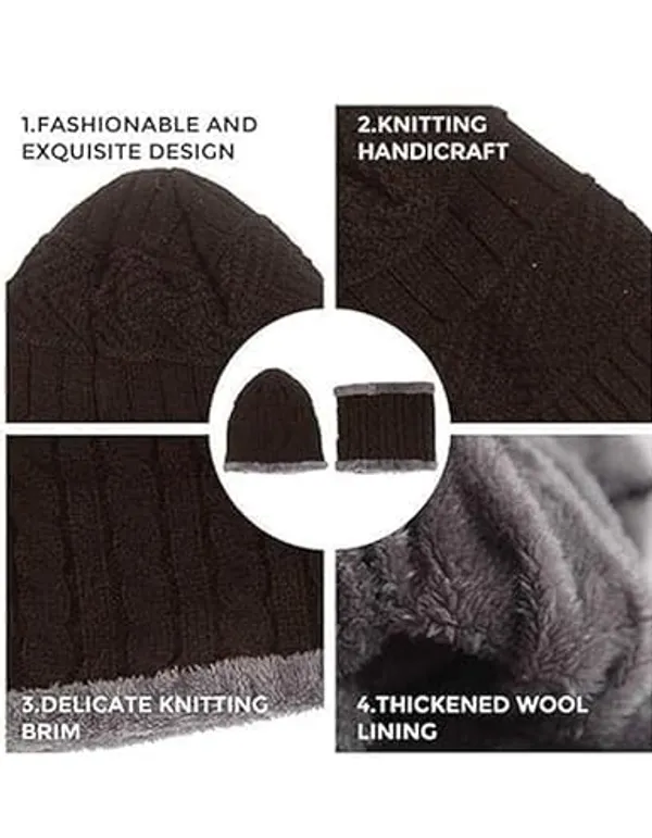 Soft_Woollen_Winter_Cap_Combo_For_Girls_And_Women_With_Neck_Muffler_Beanie_Cap_Inner_Side_Ultra_Soft_Warm_Sherpa_Fabric