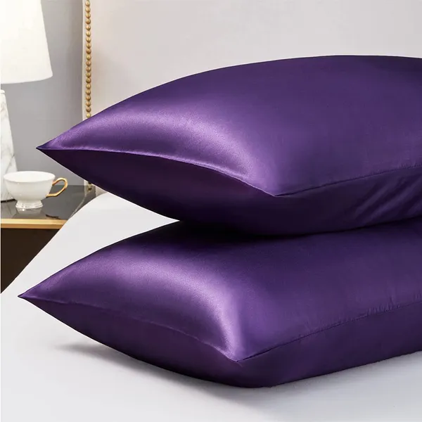 Purple_Silk_Pillow_Cover_Purple_Silk_Pillowcases_For_Hair_And_Skin_Care_Mulberry_Silk_With_Envelope_Closure_Pack_Of_2
