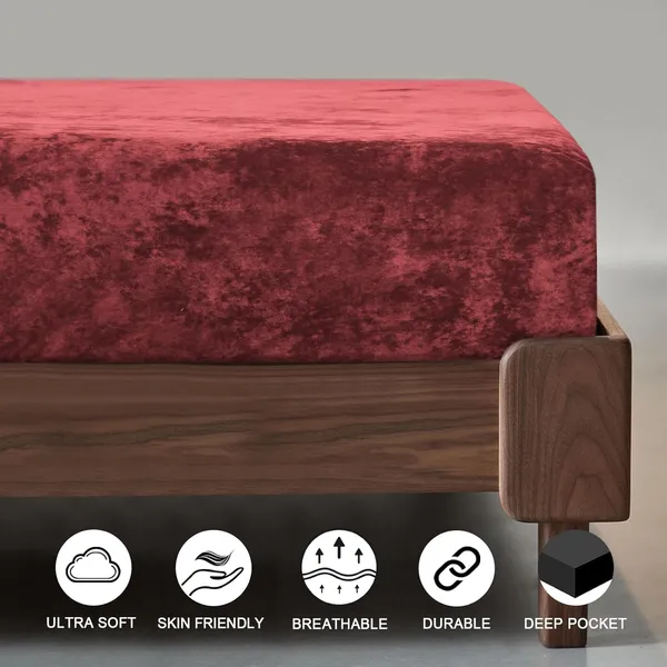 Maroon_Bedding_Extra_Soft_Velvet_Plush_Twin_Microfleece_Sheet_Set_Deluxe_Microplush_Non_Pilling_Sheets_Deep_Pocket_Lavish_Sherpa_Velvet_Luxe_Collection