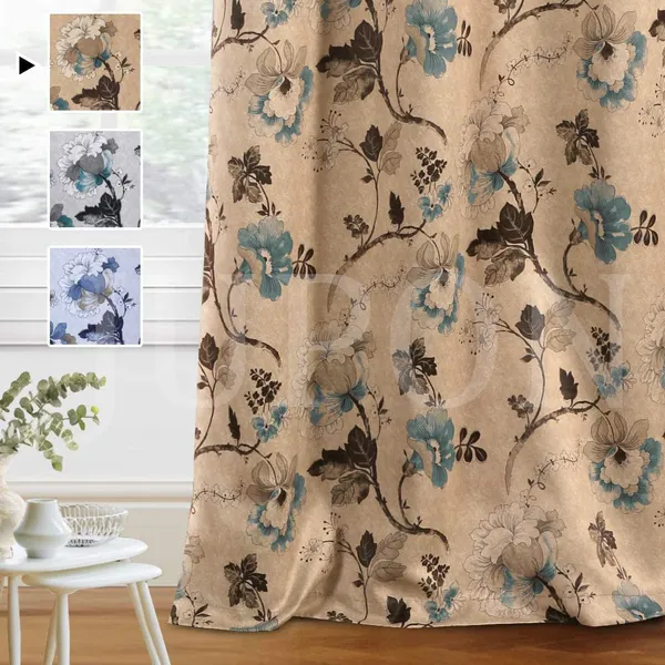 Vintage_Room_Darkening_320_GSM_Blackout_Curtains_84_Inch_Length_2_Panels_Floral_Print_Curtain_Drapes_For_Living_Room