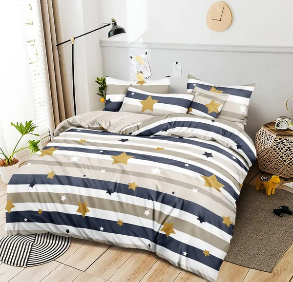 Multicolor_Fitted_Cotton_Bedsheet_190_Tc_1_Single_Bed_Sheet_With_2_Pillow_Cover_For_Kids