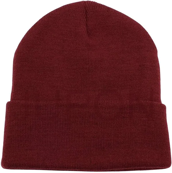 __Beanie_Cap_Woollen_Cap_For_Heavy_Winter_Warm_Cozy_And_Breathable_Fabric_Girls_Soft_Cap,_Free_Size_-_Maroon