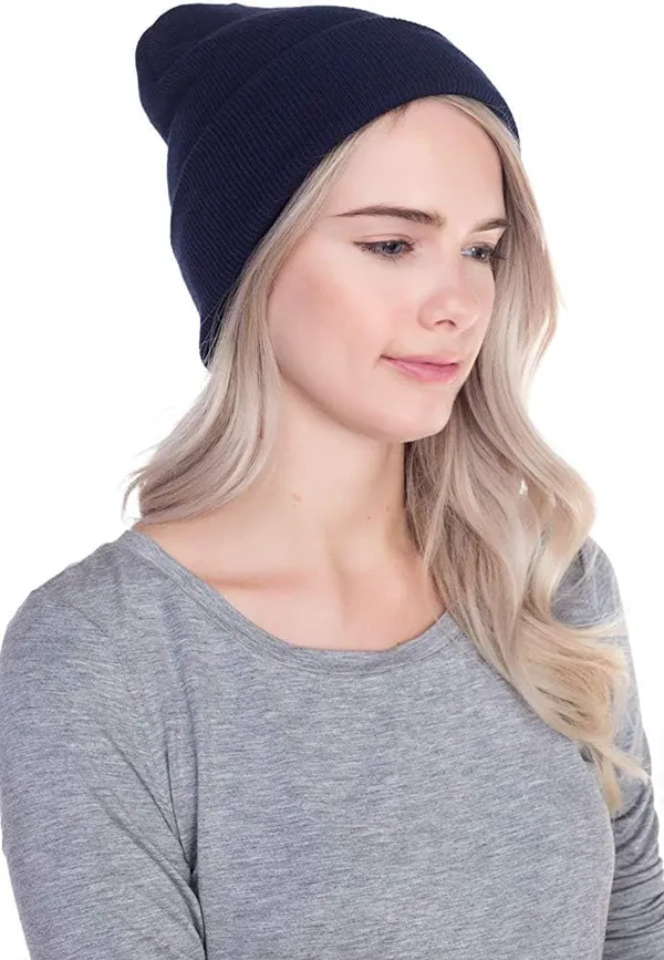 __Beanie_Cap_Woollen_Cap_For_Heavy_Winter_Warm_Cozy_And_Breathable_Fabric_Girls_Soft_Cap,_Free_Size_-_Navy