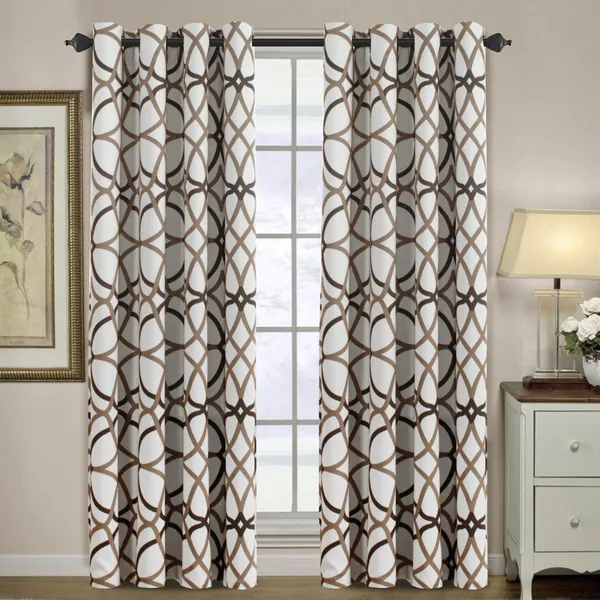 __Geometry_Print_Premium_Curtain_for_Living_Room_290GSM,_W_4ft_x_9ft_L,_Brown_Taupe