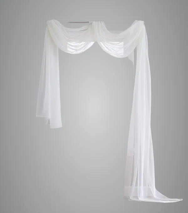 White_Premium_Scarf_Sheer_For_Door_And_Long_Door