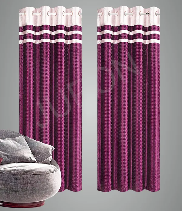 Violet_Camaro_Style_Polyester_Curtain_Pack_Of_2