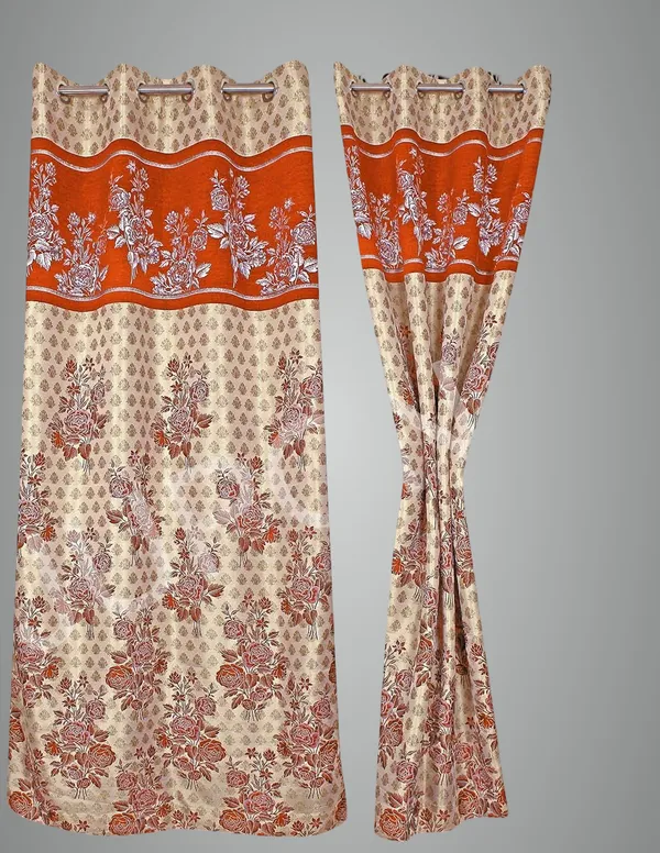 Silver_Jacquard_Polyester_Designer_Curtain_Pack_Of_2_Piece