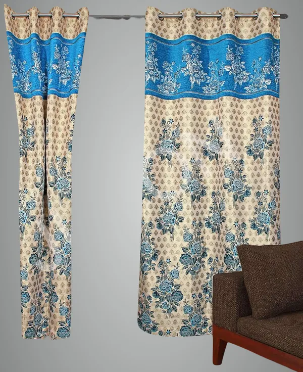 Silver_Jacquard_Polyester_Designer_Curtain_Pack_Of_2_Piece