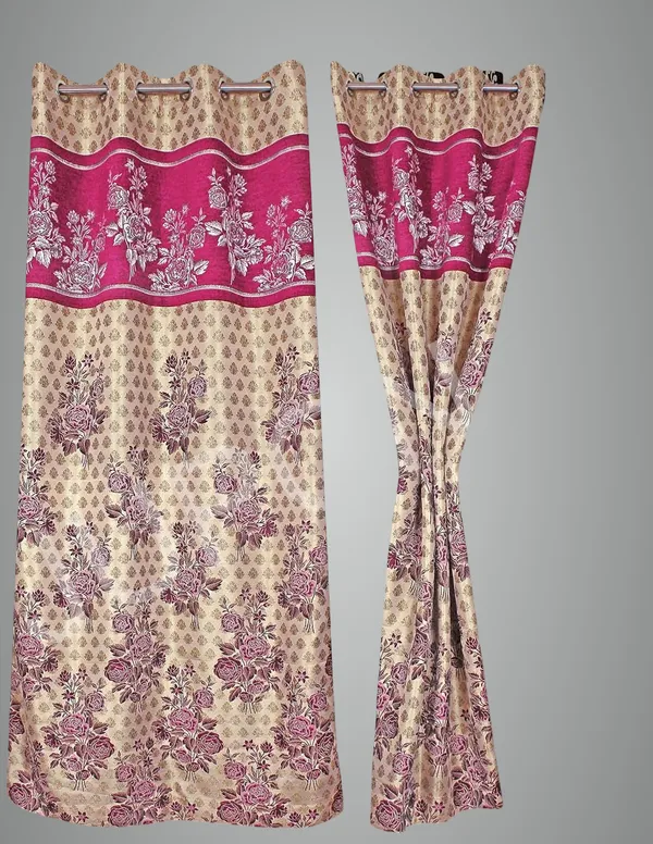 Silver_Jacquard_Polyester_Designer_Curtain_Pack_Of_2_Piece