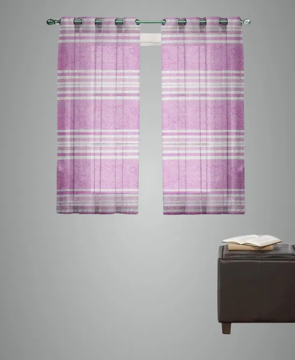 Lavender_Silver_Stripes_Sheer_Net_Curtain_With_Solid_Steel_Grommet
