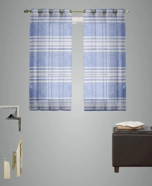 Blue_Silver_Stripes_Sheer_Net_Curtain_With_Solid_Steel_Grommet
