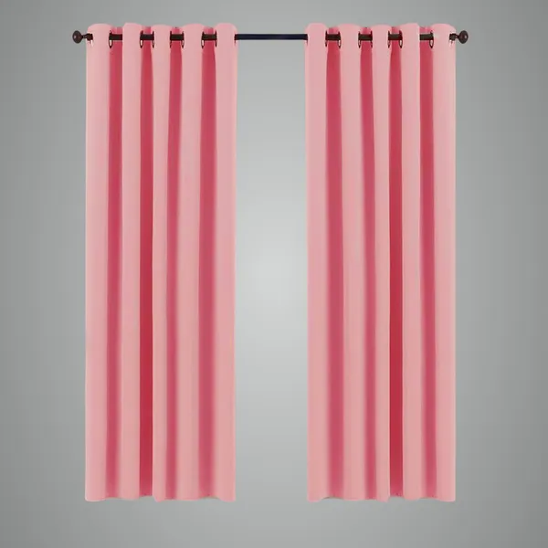 Pink_Bedroom_Silk_Blackout_Curtain_With_3_Layers_Weaving_Technology_And_Solid_Grommet_Curtains_Pattern_Pack_Of_2