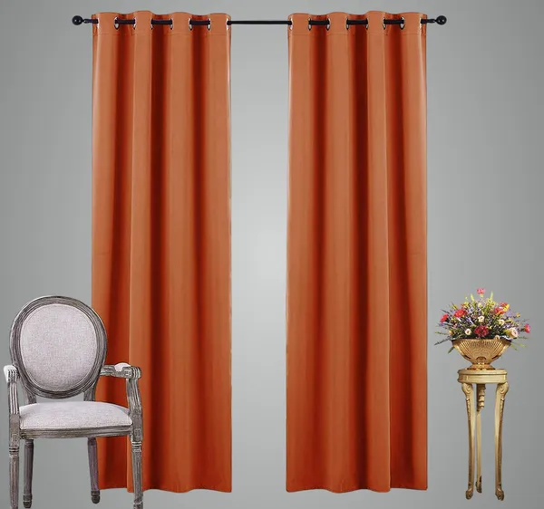 Rust_Room_Darkening_Silk_Blackout_Curtain_With_3_Layers_Weaving_Technology_Solid_Grommet_Pattern_Pack_Of_4