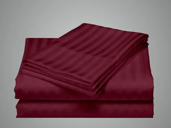 Wine_Bedding_Double_Bed_Glace_Cotton_1_Bedsheet_2_Pillow_Cover_190_Tc