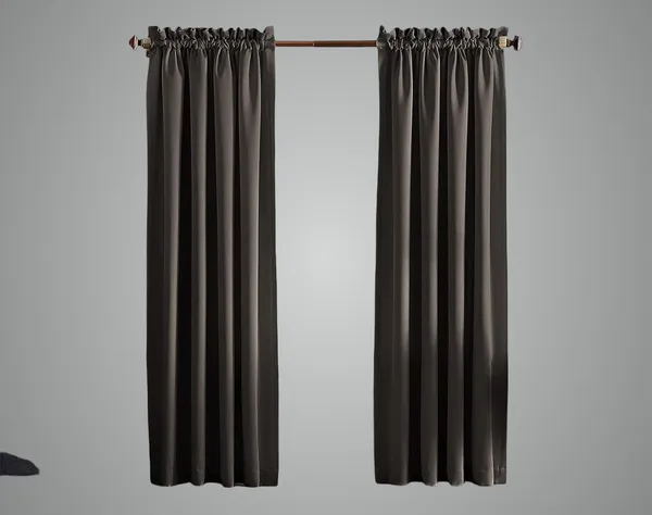 Grey_Valance_Rod_Pocket_Blackout_Curtains_Panel_For_Window_Draperies_For_Living_Room