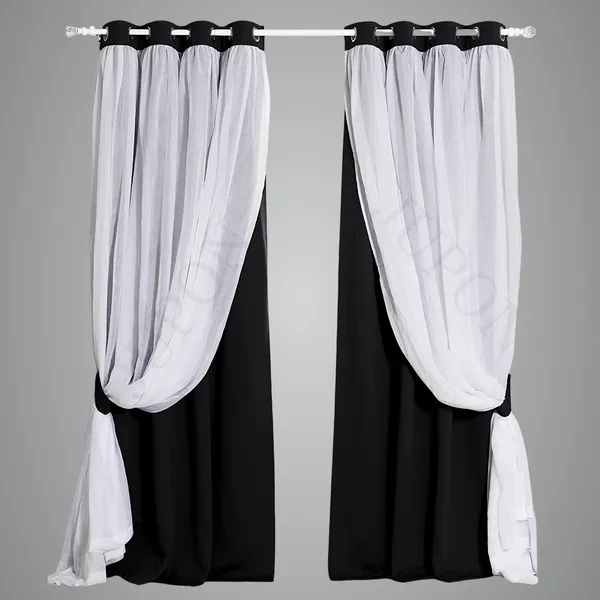 Black_Mix_And_Match_Linen_Sheer_And_Blackout_Curtain_With_3_Layers_Weaving_And_Light_Block_Technology