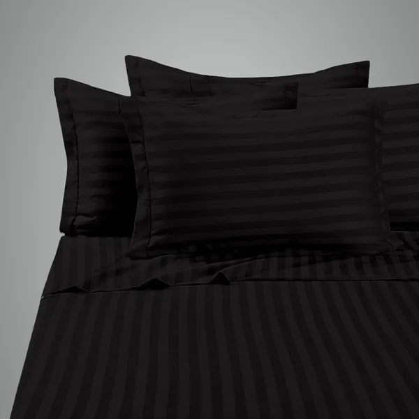 Black_Bedding_Single_Bed_Cotton_All_Around_Single_Fitted_Bedsheet_1_Pillow_Cover_190_Tc