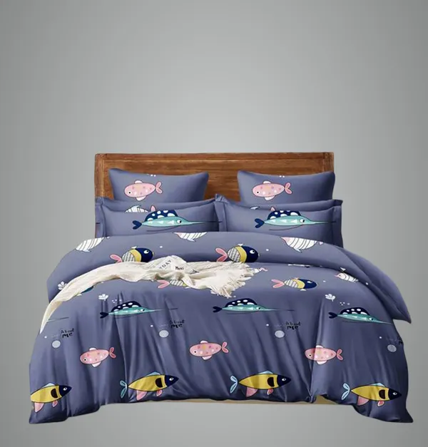 Blue_Bedding_Fitted_Bed_Sheet_190_Tc_Cotton_Single_Fitted_Sheet_With_1_Pillow_Cover_For_Kids