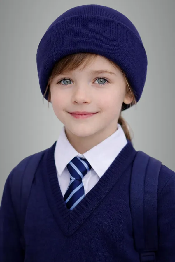 __School_Caps_For_Boys_Girls_Beanie_Acrylic_Cap_For_Heavy_Winter_Warm_Cozy_And_Breathable_Fabric_Soft_Cap,_Navy_|_Age_-_5-12Y