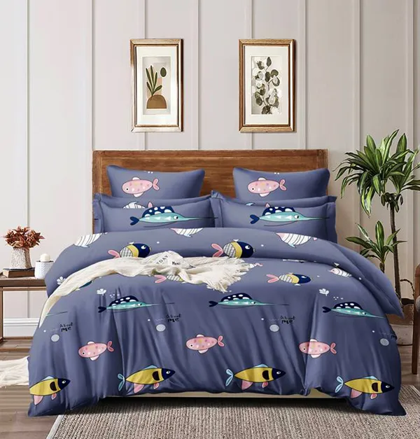__Bedding_Fitted_Bed_Sheet_190_Tc_Cotton_1_Bed_Sheet_with_2_Pillow_Cover_For_Kids,_Grey