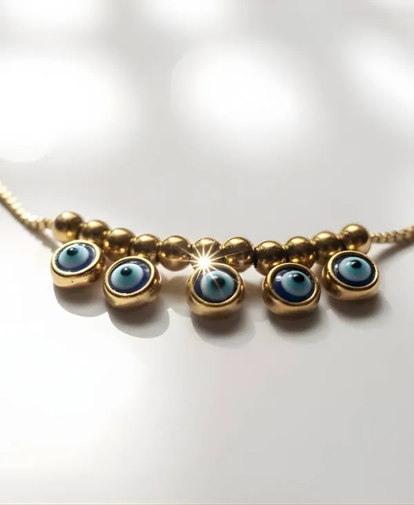 Blue_Stainless_Steel_Anti_Tarnish_Zio_Eye_Anklet_For_Women