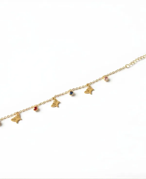 Pink_Stainless_Steel_Anti_Tarnish_Floria_Bracelet_For_Women